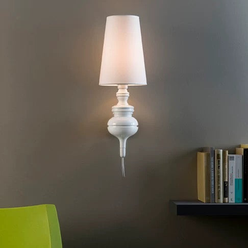 white ruby mini wall lamp d modern baroque bedside wall light for bedrooms reading corners and contemporary interiors