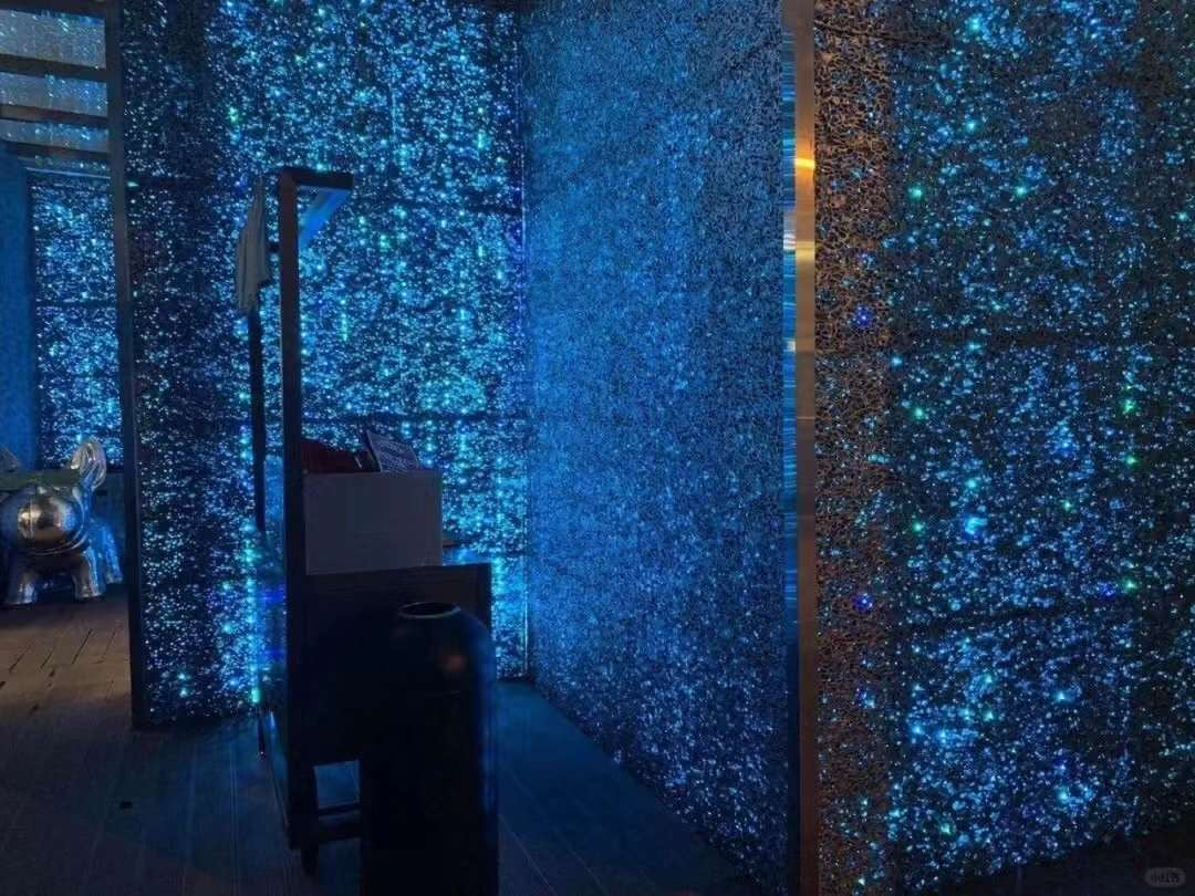 Translucent aluminium foam panels creating an immersive light-integrated architectural interior