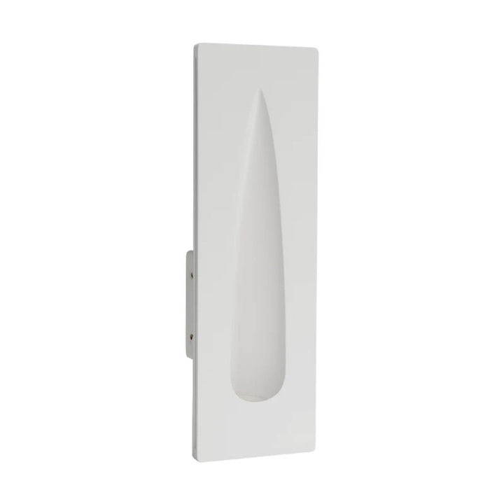 water gypsum wall light showing its sculptural tapered plaster form and modern LED wall lamp design