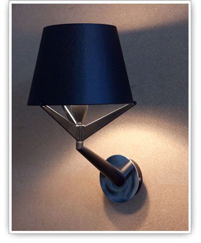 Fabric Drum Wall Lamp D