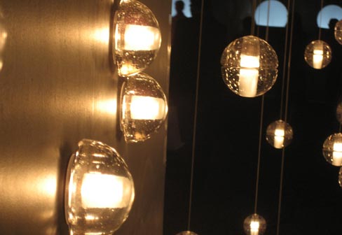 Hand Blown Sphere 1 Wall Sconce