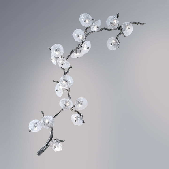 Desert Rose Brass Wall Lamp