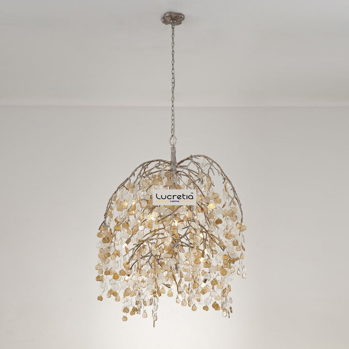 Mellow Daze Brass Chandelier