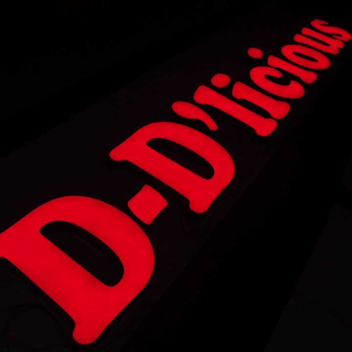 Lucretia Sign 3D LED Front Lit Channel Letter Signs