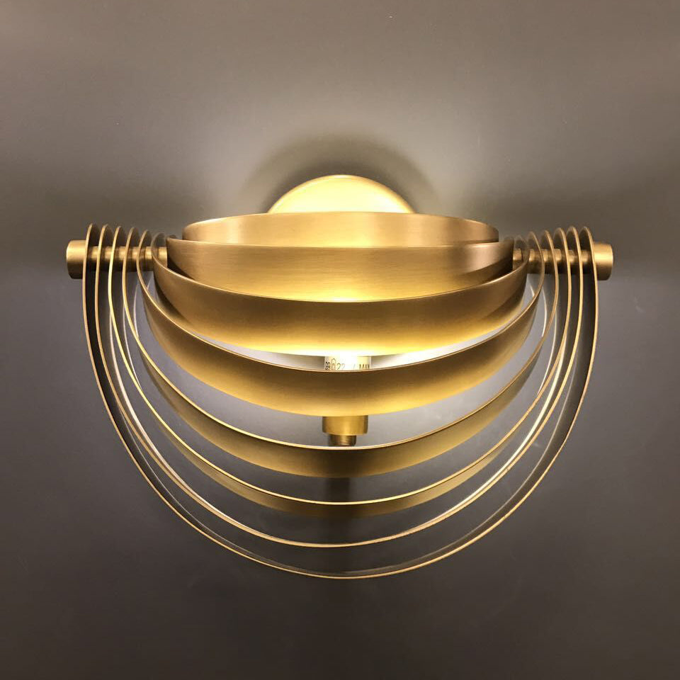 Sphere Brass Wall Lamp
