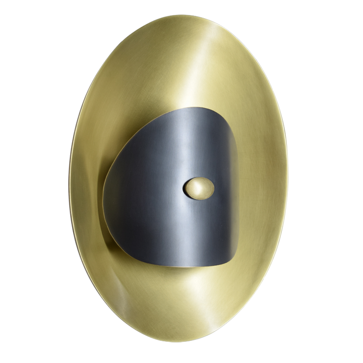 Art Deco Brass Wall Lamp