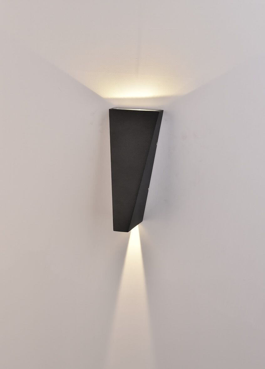 A807 Indoor/Outdoor Triangle LED Wall Sconces IP54