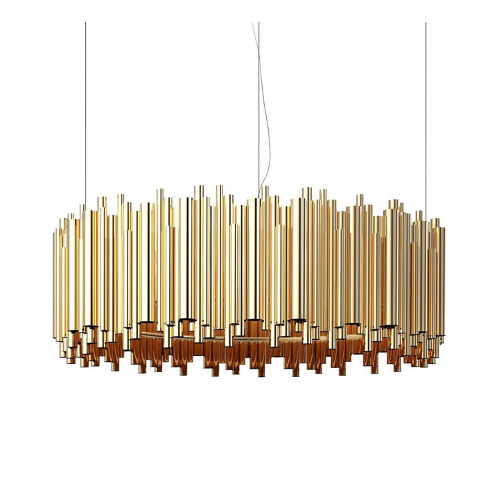 Orchestral Oval Suspension Pendant Light