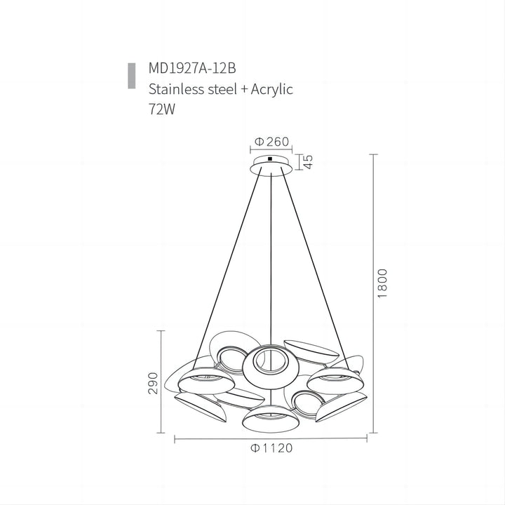 Helios 1120 Pendant light