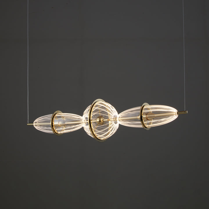 Selene Horizontal 3 Linear Pendant light