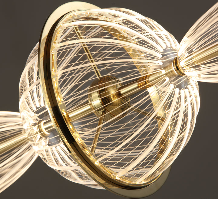 Selene Horizontal 3 Linear Pendant light