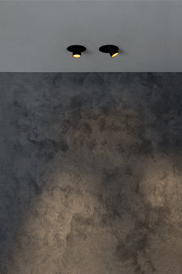 Deep recessed optical structure providing controlled beam angles and glare reduction for accent lighting Recessed Drop Accent LED Spotlight 01