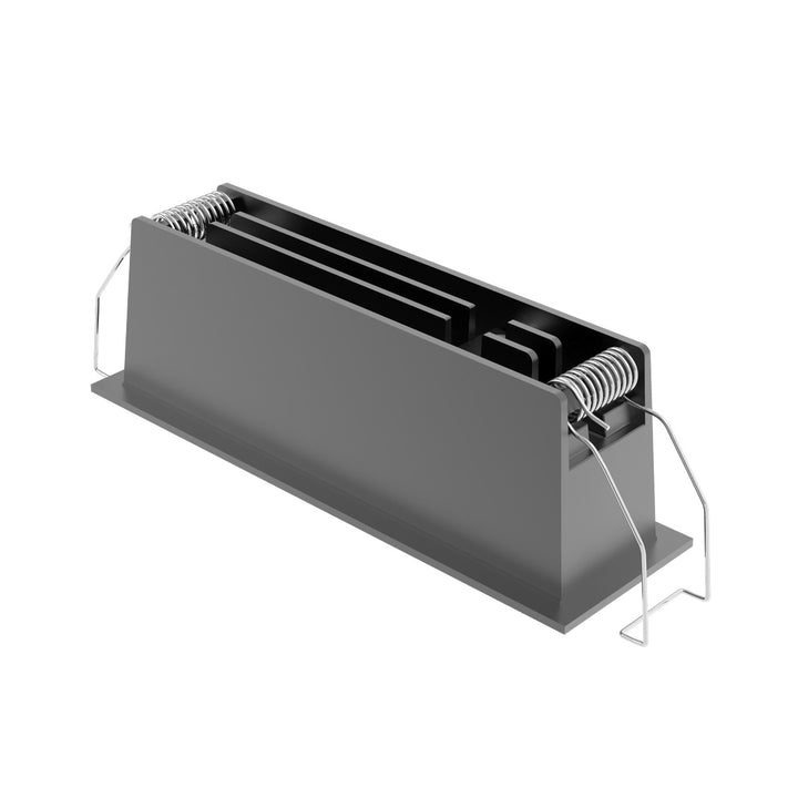 Linear glare-free recessed LED downlight ceiling installation Lightblade 10