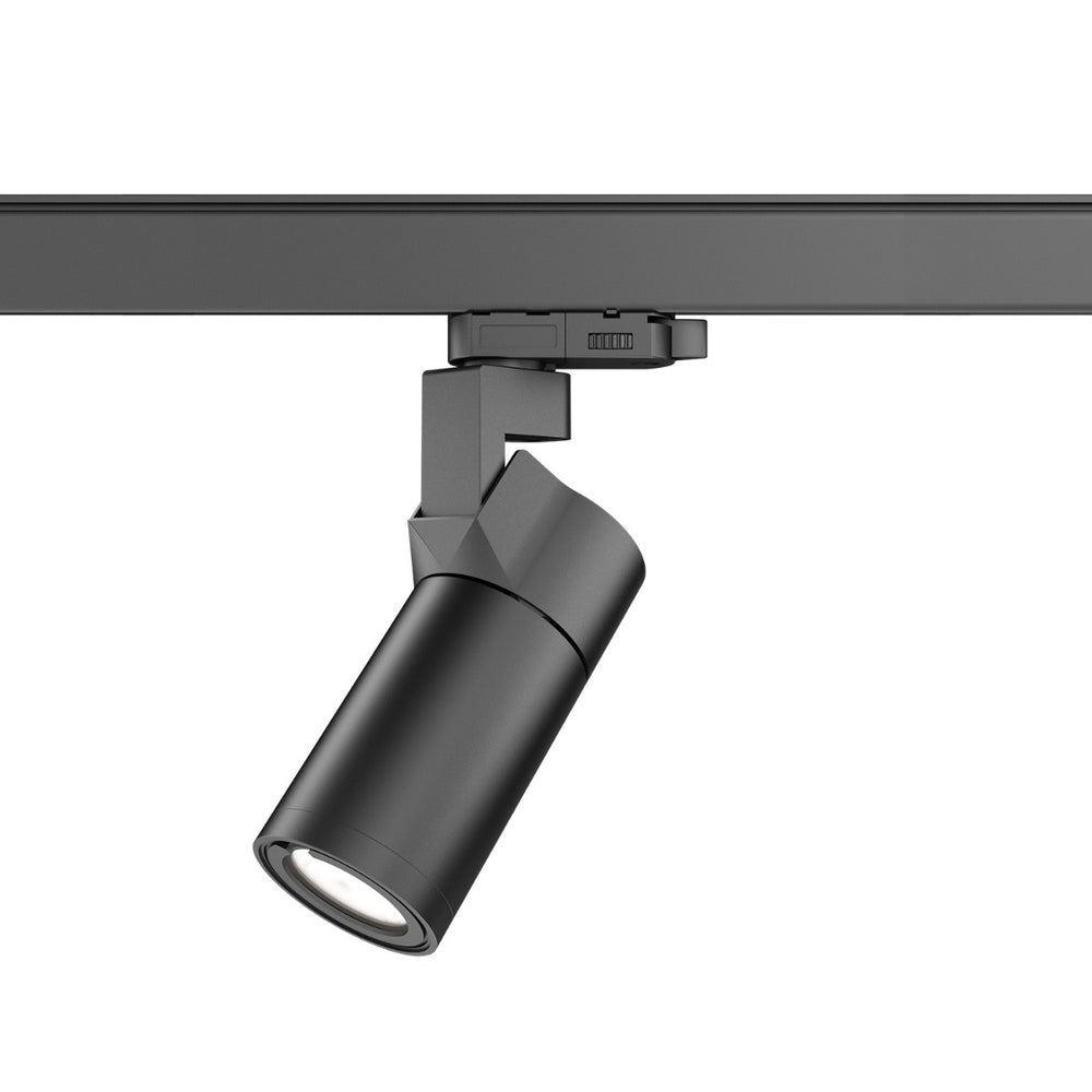 Lucretia Muse Ø60 narrow beam 6° LED track light for sculptures, display objects and architectural accent lighting.